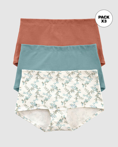 3 bóxers en algodón elástico con buen cubrimiento#color_s37-estampado-verde-azul-terracota