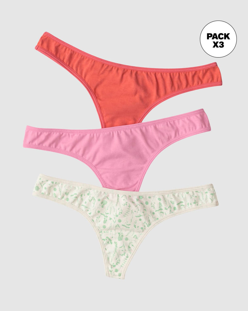 Victoria's Secret Stretch Cotton Thong Panty Pack, Underwear for Women  (XS-XXL)