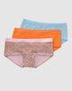 3 braguitas tipo bóxer de talle medio en algodón#color_s35-animal-print-azul-naranja