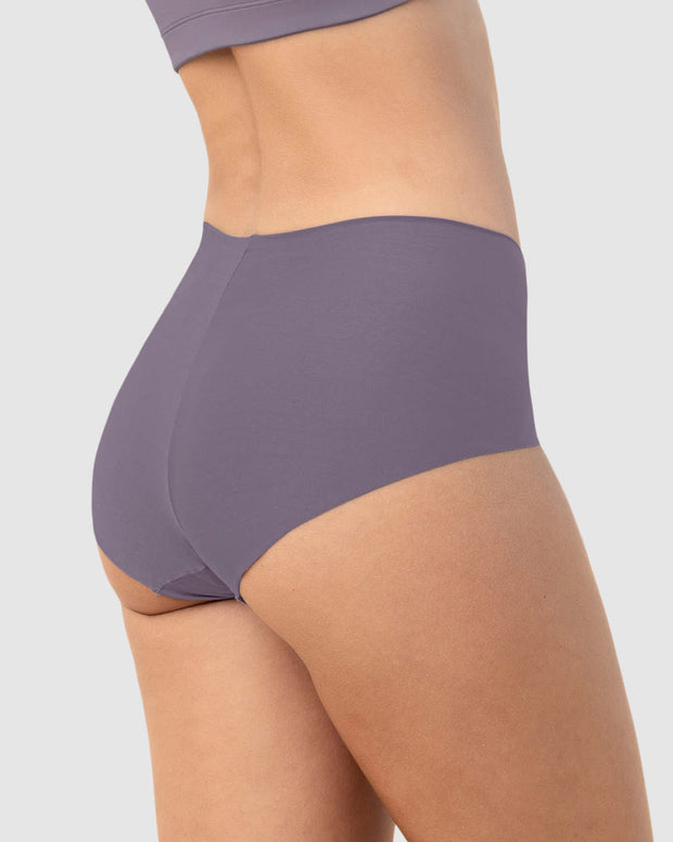 Paquete de 3 bragas en tela ultrafinas#color_s25-azul-morado-lila