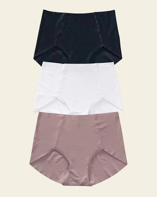 Paquete de 3 bragas en tela ultrafinas#color_s26-rosado-blanco-negro