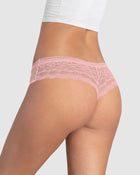 Paquete de 2 braguitas tipo culotte en encaje y blonda