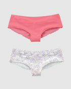Paquete x 2 panties cacheteros descaderados con encaje