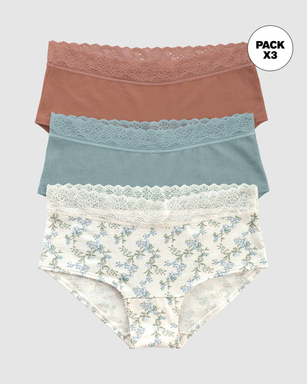 Paquete x3 braguitas estilo hipster en algodón elástico#color_s17-estampado-verde-azul-terracota