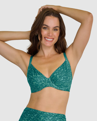 Top de bikini con tela interna en las copas de buen soporte de pecho#color_182-estampado-piel-verde
