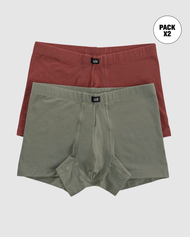 Lot de 2 boxers en coton