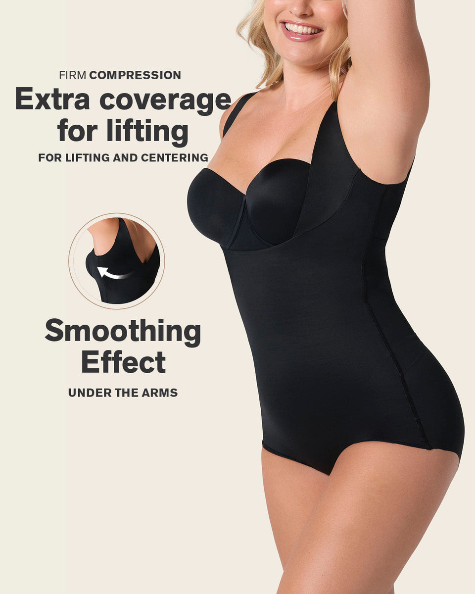 Plunge Back Classic Ultra Sculpting Body Shaper | Leonisa