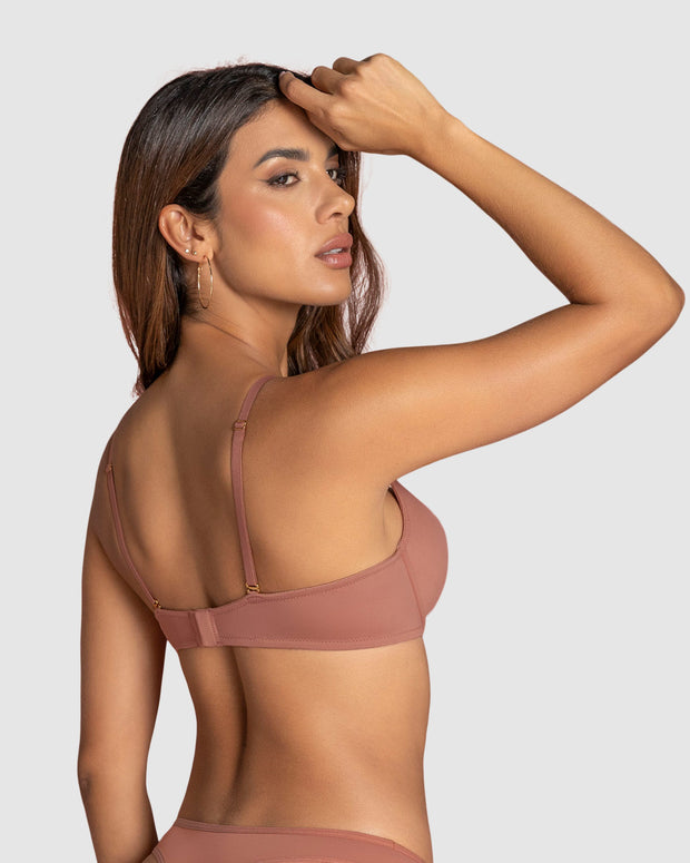 Sujetador push up medio con tirantes multiusos#color_951-palo-de-rosa