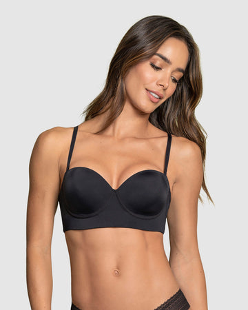 Sujetador de push up medio con aro#color_700-negro