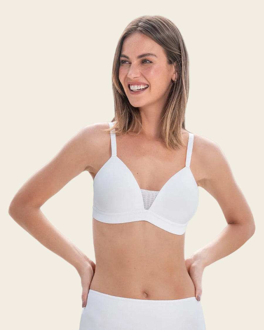 Wireless Triangle Full Coverage Bralette | Leonisa
