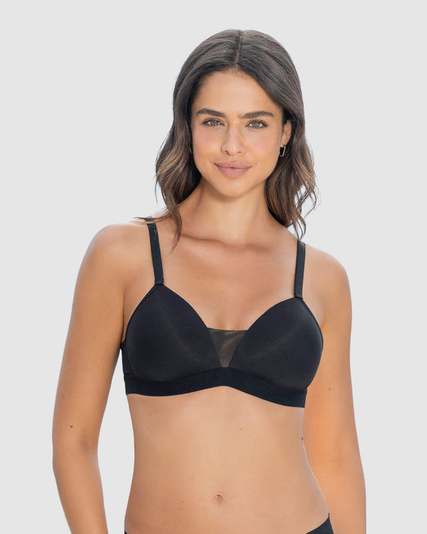Sujetador triangular sin aro estilo top#color_700-negro