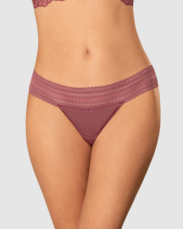 Tanga con laterales en encaje#color_331-vino-empolvado