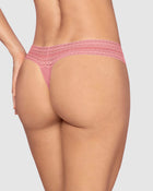 Tanga con laterales en encaje