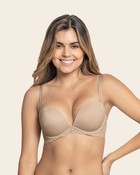 2 Cup Push up Bra Women's Sexy and Comfortable Front Button with No Traces  Raised Chest Anti Sagging and, Coffee, 32 : : Clothing, Shoes &  Accessories