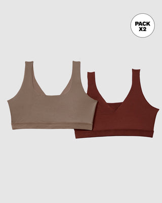 Paquete x 2 tops invisibles doble escote#color_s05-vino-tinto-habano-claro