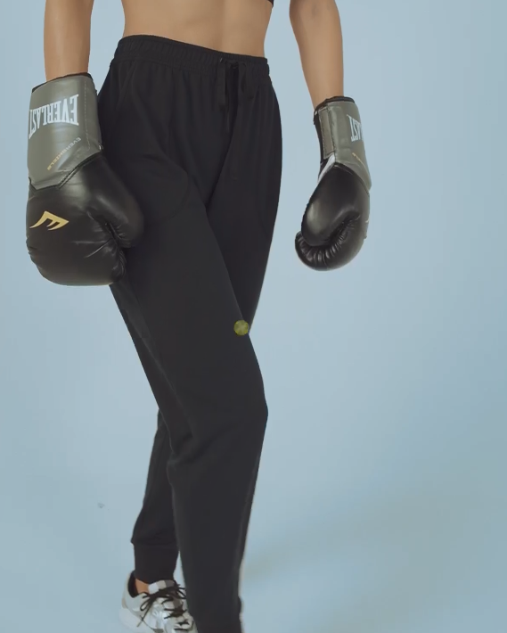 Jogger deportivo de silueta amplia con bolsillos#all_variants