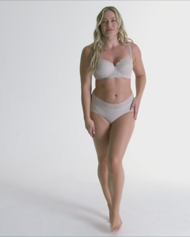 Braga culotte en tela ultraliviana con franja de encaje#all_variants