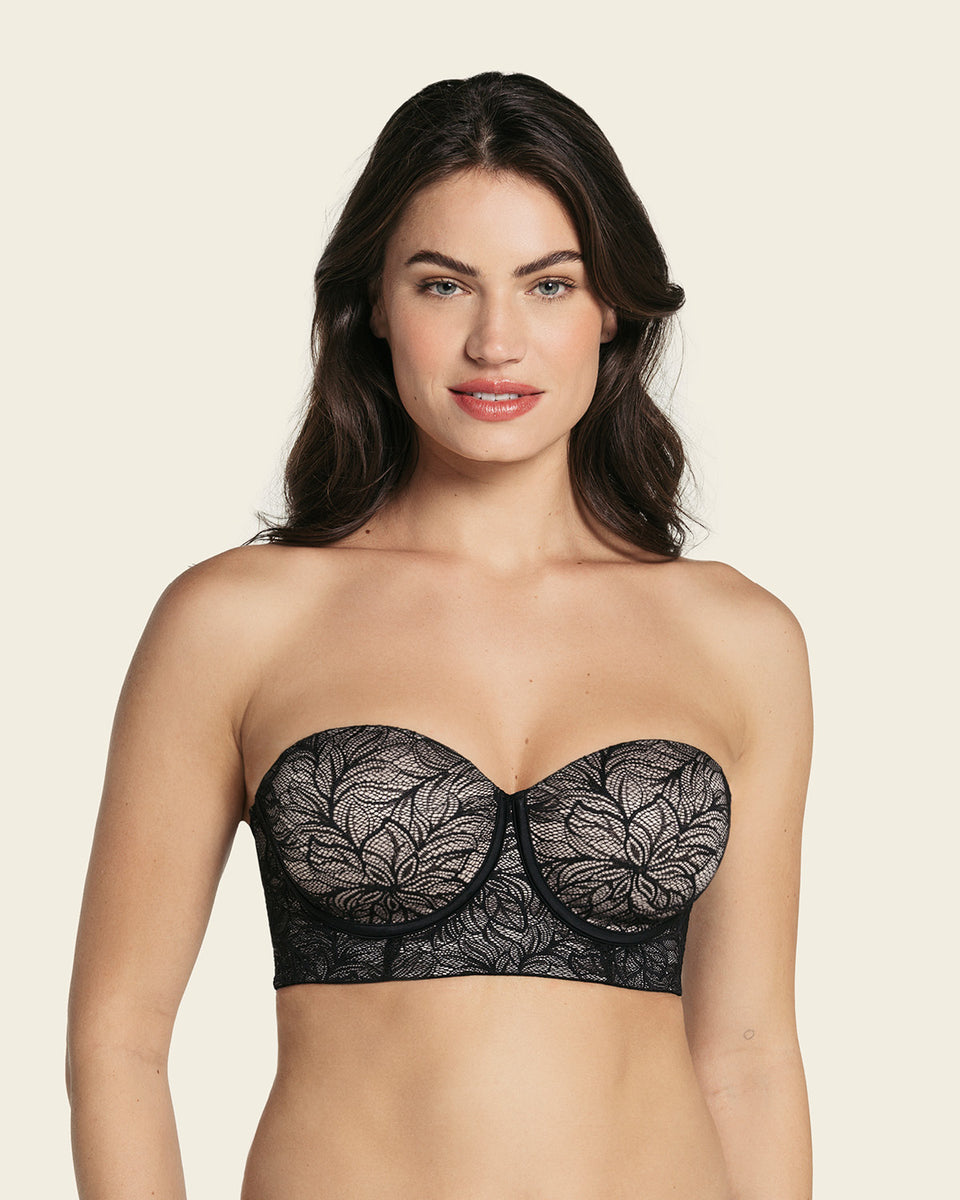 Sin tirantes bustier 360° de perfección en encaje