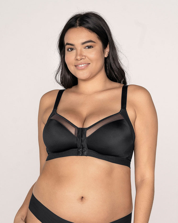 Sujetador facilitador de postura con copas en espuma multibenefit#color_700-negro
