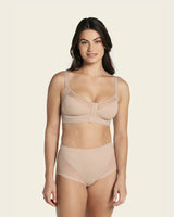 Sujetador facilitador de postura con copas en espuma multibenefit#color_802-habano-claro