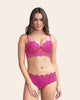 Sujetador tipo bustier de push up suave#color_944-fucsia