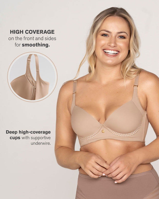 Full Coverage Underwire Plus Size Bras for DDD Cup Italy