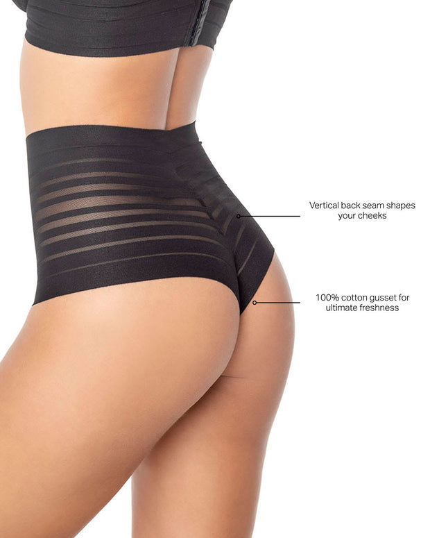 High waist tummy control thong – Rosas Negras Boutique