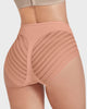 Braga faja clásica con control moderado de abdomen y bandas en tul#color_a18-rosado-claro