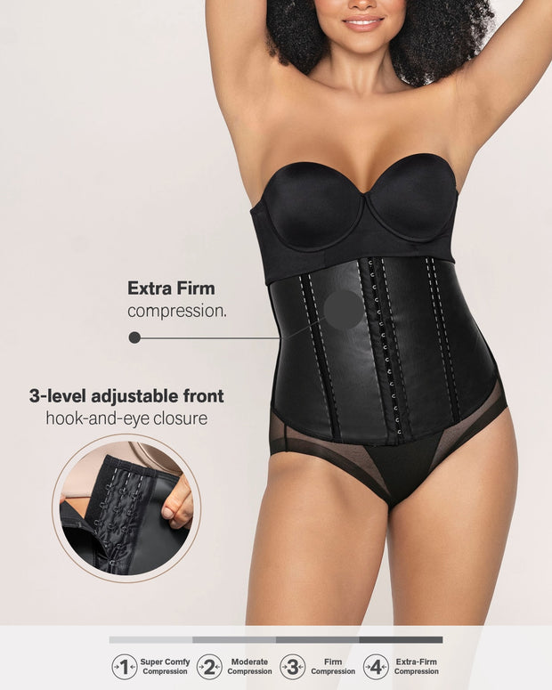 Latex Waist Trainer Vest with Extra-Firm Compression