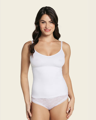Camiseta multiusos de control de abdomen#color_000-blanco