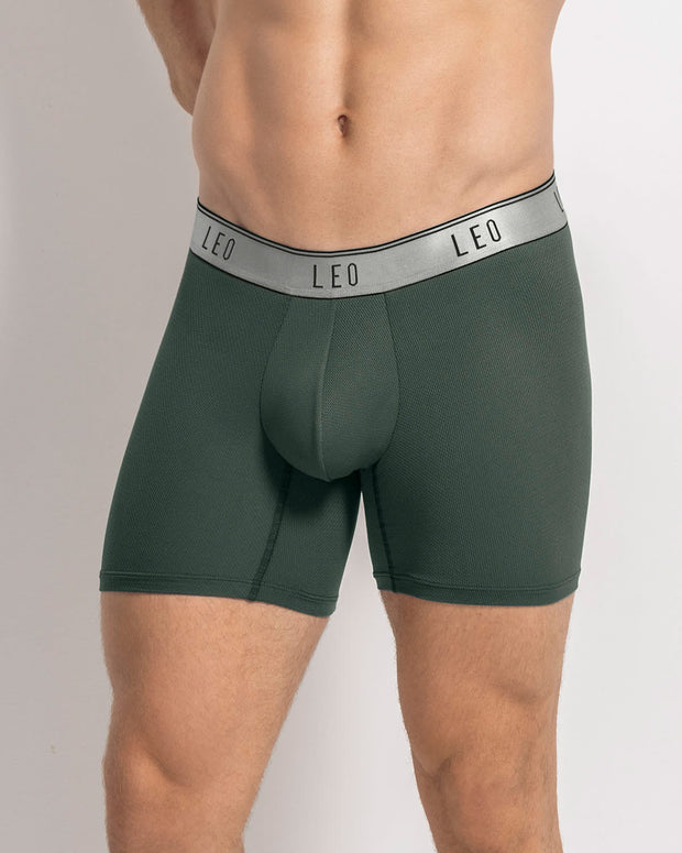 Bóxer medio diseño ergonómico ultrafresco y cómodo#color_661-verde-oscuro