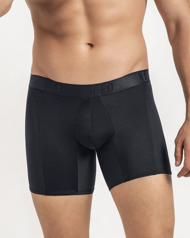 Bóxer medio de aumento de glúteos con almohadillas extraíbles#color_700-negro