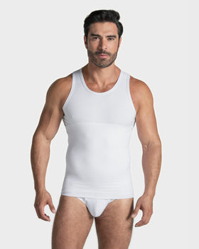 Fajas Colombianas para Hombres Belly Control Shaper Compression Camiseta  Chaleco - Helia Beer Co