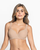 Sujetador triangular de buen cubrimiento y push up suave