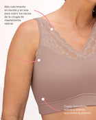 Brastop mastectomía con encaje