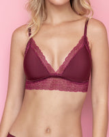 Bralette en encaje sexy y natural#color_220-vino