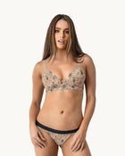 Sujetador de escote profundo con relleno suave sin aro perfect comfort bra