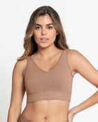 Top seamless de copas extraibles sin costuras