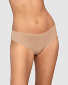 Culotte brasileño en encaje y tela lisa