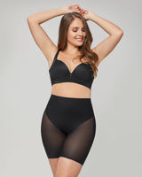Braga faja tipo short levanta glúteos de control en abdomen#color_700-negro