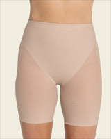 Braga faja tipo short levanta glúteos de control en abdomen#color_802-habano-claro