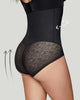 Braga faja de control fuerte de abdomen con cortes que definen más la cintura#color_700-negro
