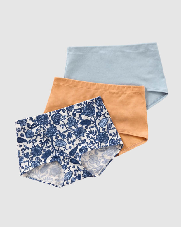 3 bóxers en algodón elástico con buen cubrimiento#color_s26-durazno-azul-medio-estampado