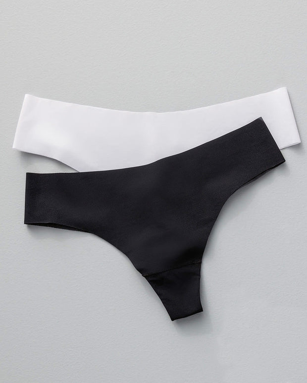 Paquete de 2 tangas invisibles con tela inteligente#color_s01-negro-blanco