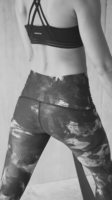 Legging tiro alto de control moderado en cintura en material pet reciclado#all_variants