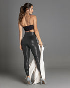 Legging con control de abdomen y acabado brillante