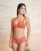 Sujetador triangular de push up alto