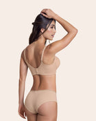 Sujetador triangular con cubrimiento de sisa y espalda