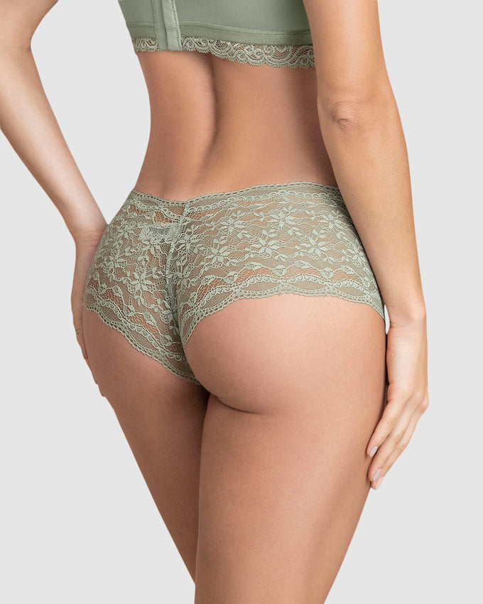 Braguita estilo culotte en encaje moderno#color_623-verde